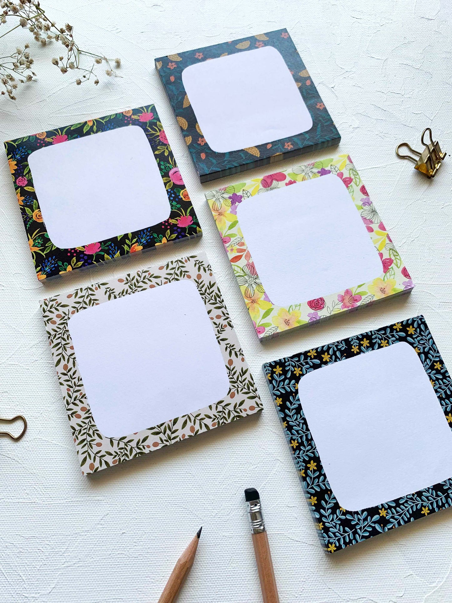 Set of 5 Notepads