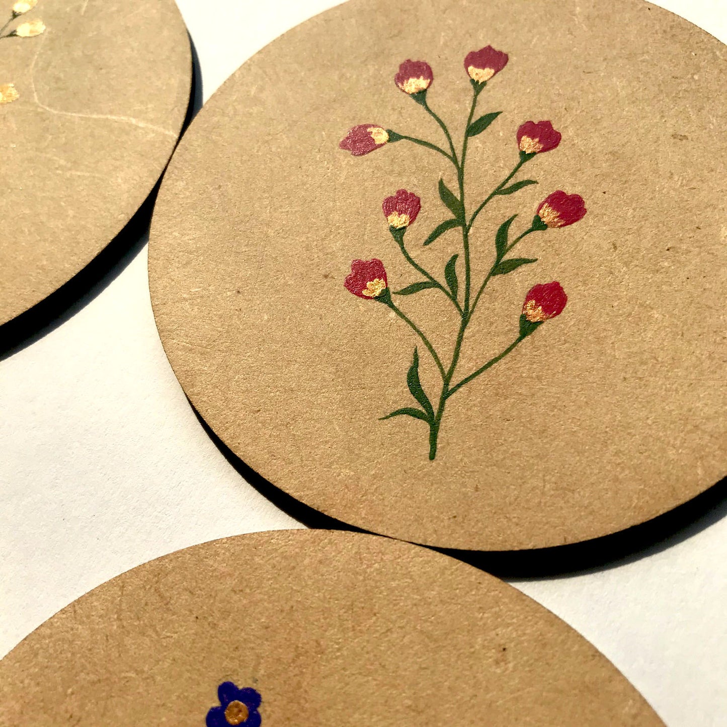 Wild Flowers Coasters - Set of 4