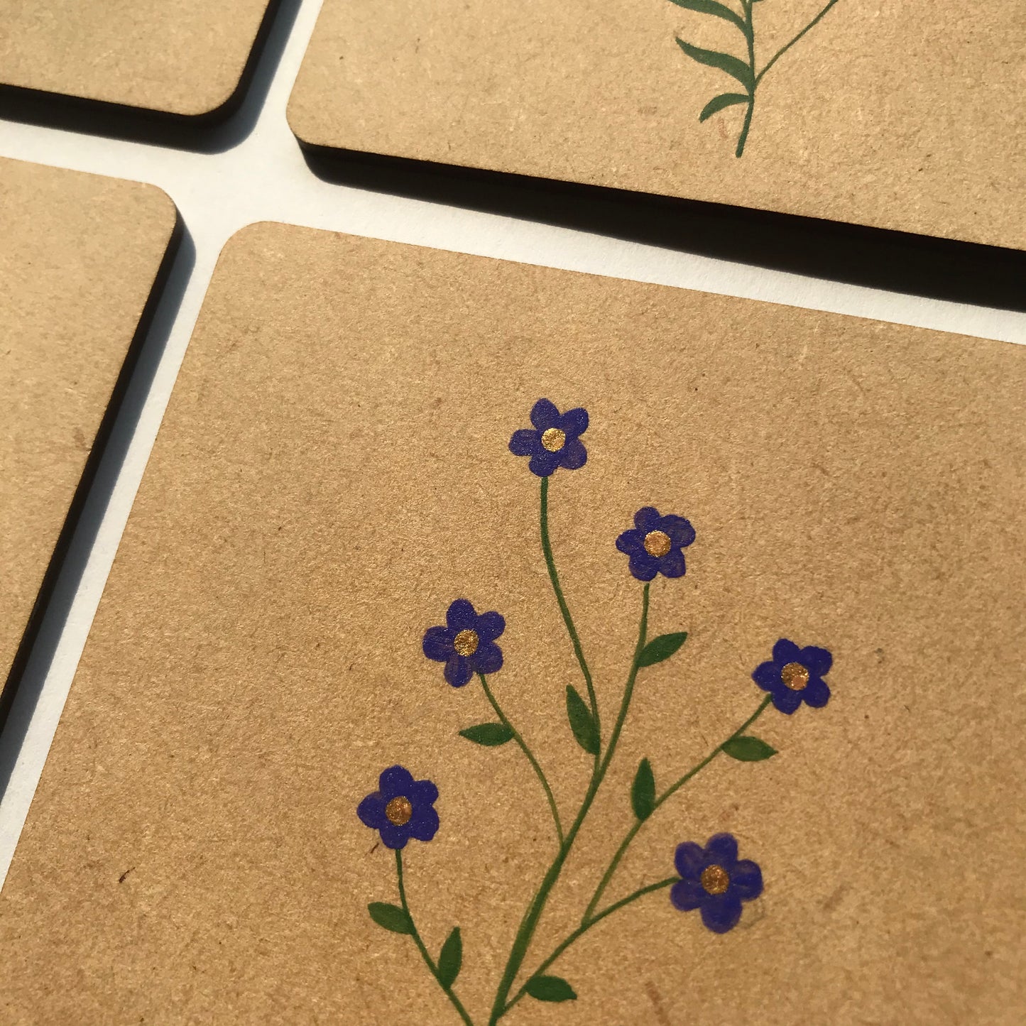 Wild Flowers Coasters - Set of 4