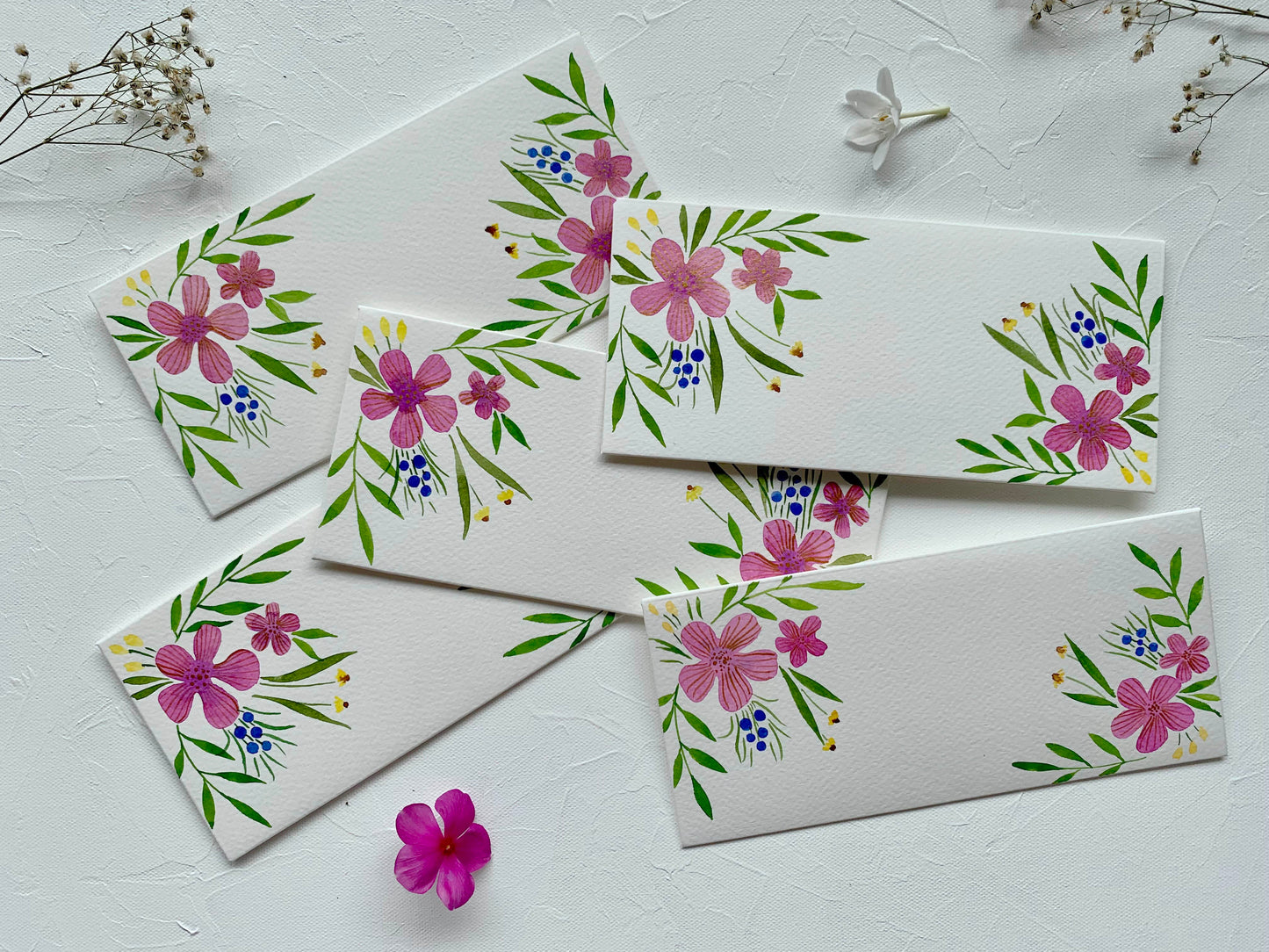 Periwinkle - Money Envelopes with Notecards (Set of 5)